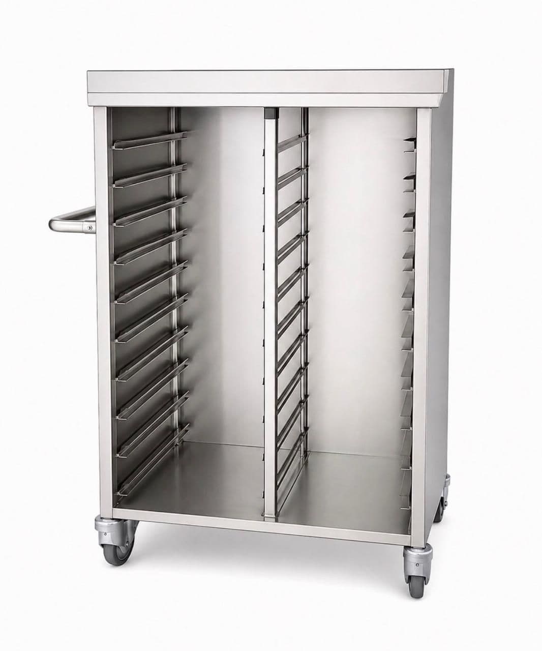 Chariot de cuisine en inox
