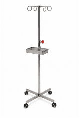 IV pole with basket