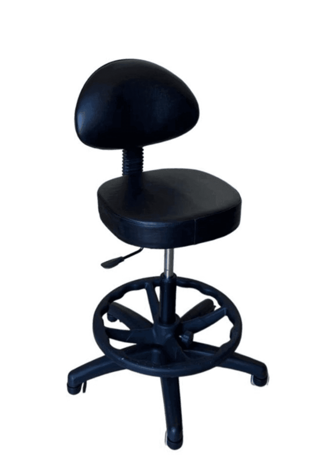 Doctor's stool with backrest