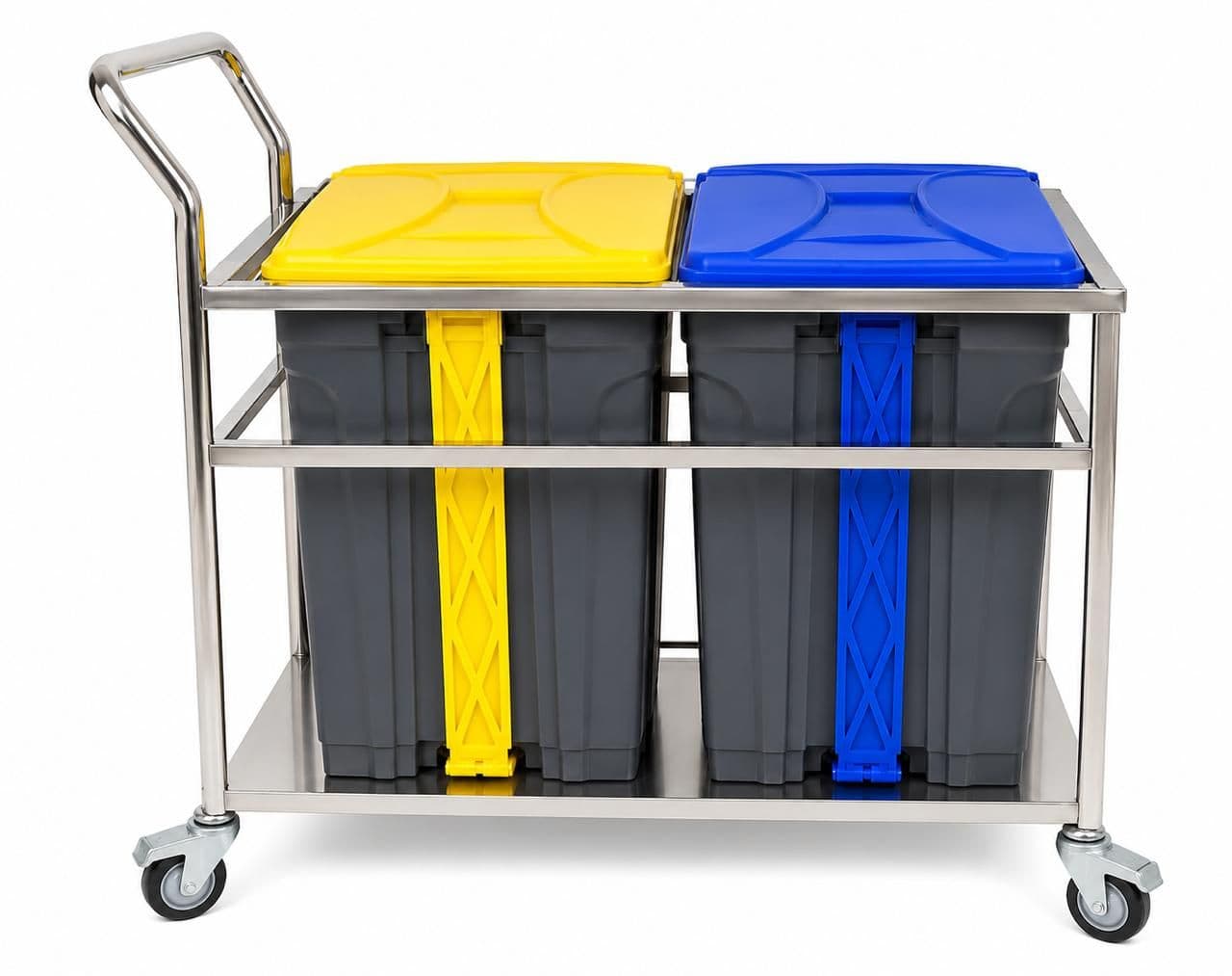 Chariot porte poubelles
