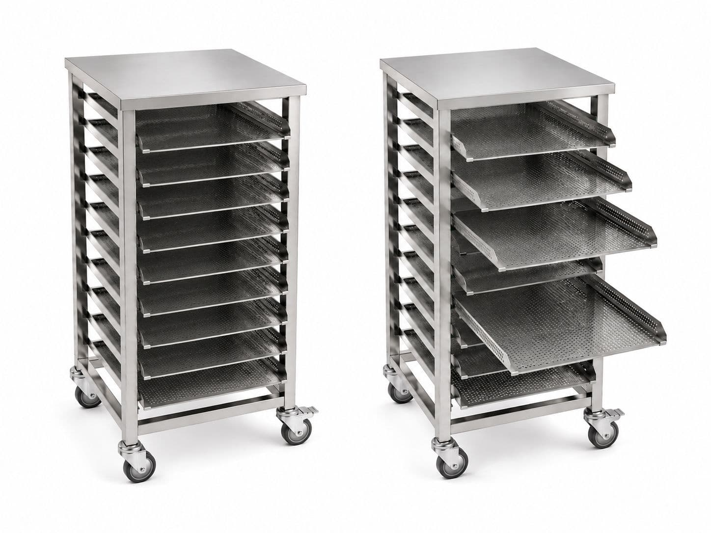 Medical records trolley